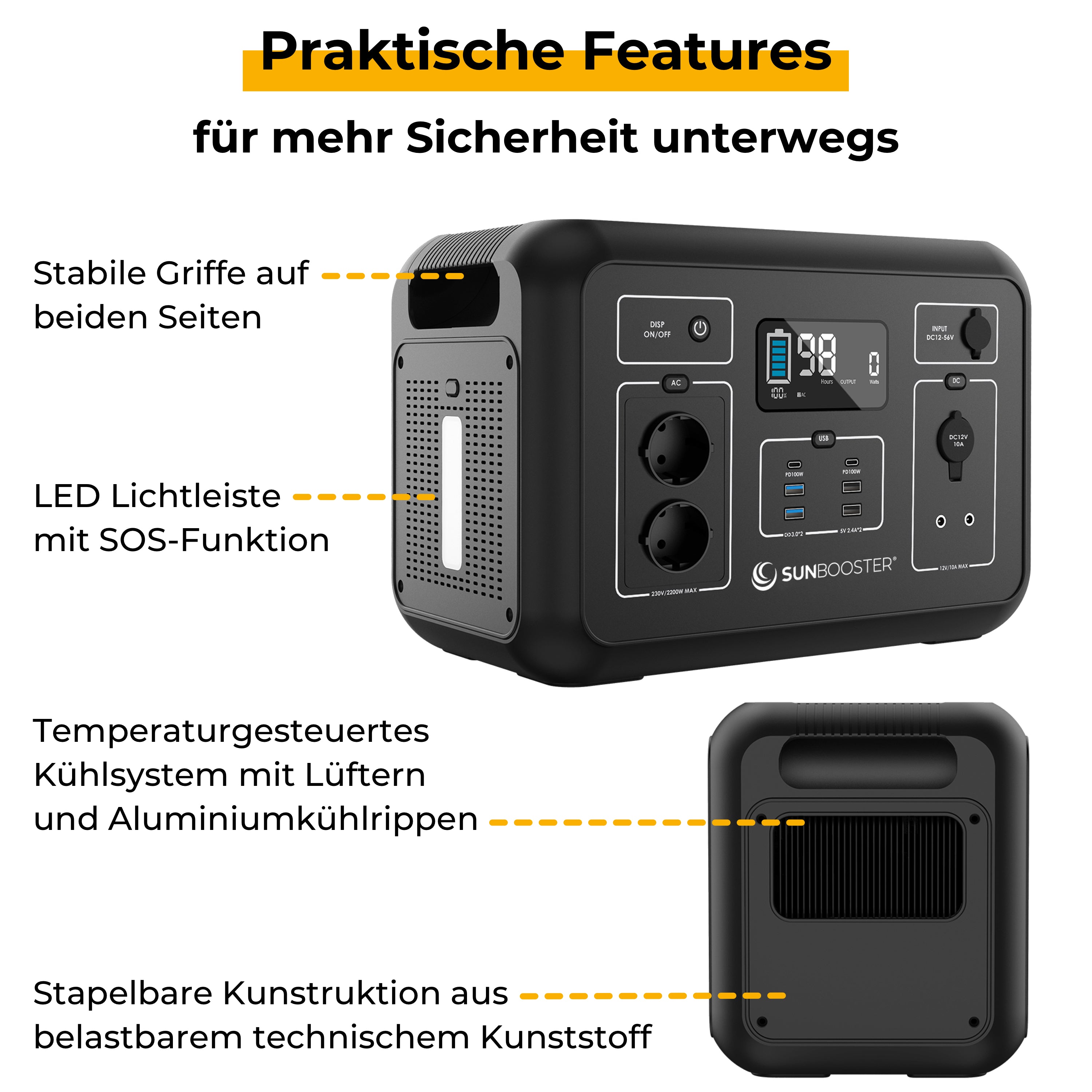 SUNBOOSTER 120 + POWERSTATION 2200