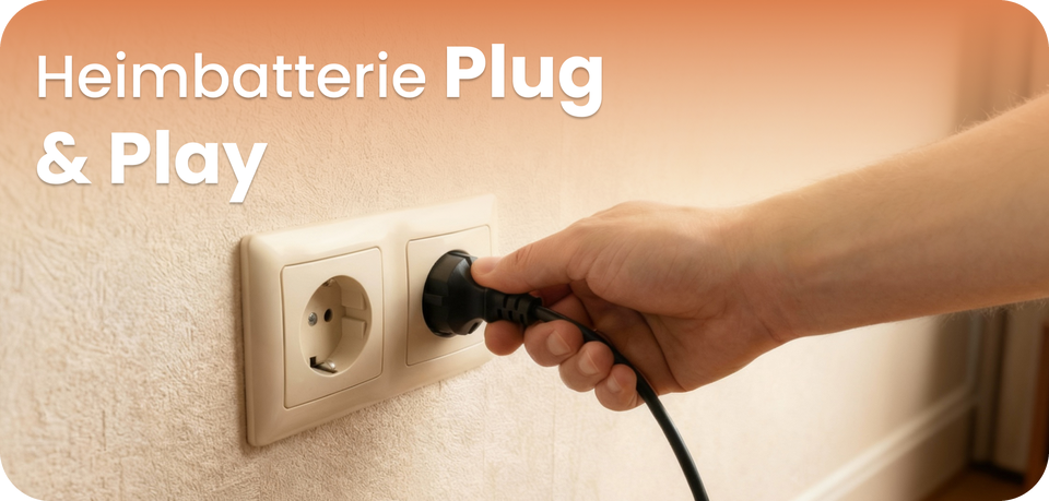 Heimbatterie Plug & Play – einfach an die Steckdose