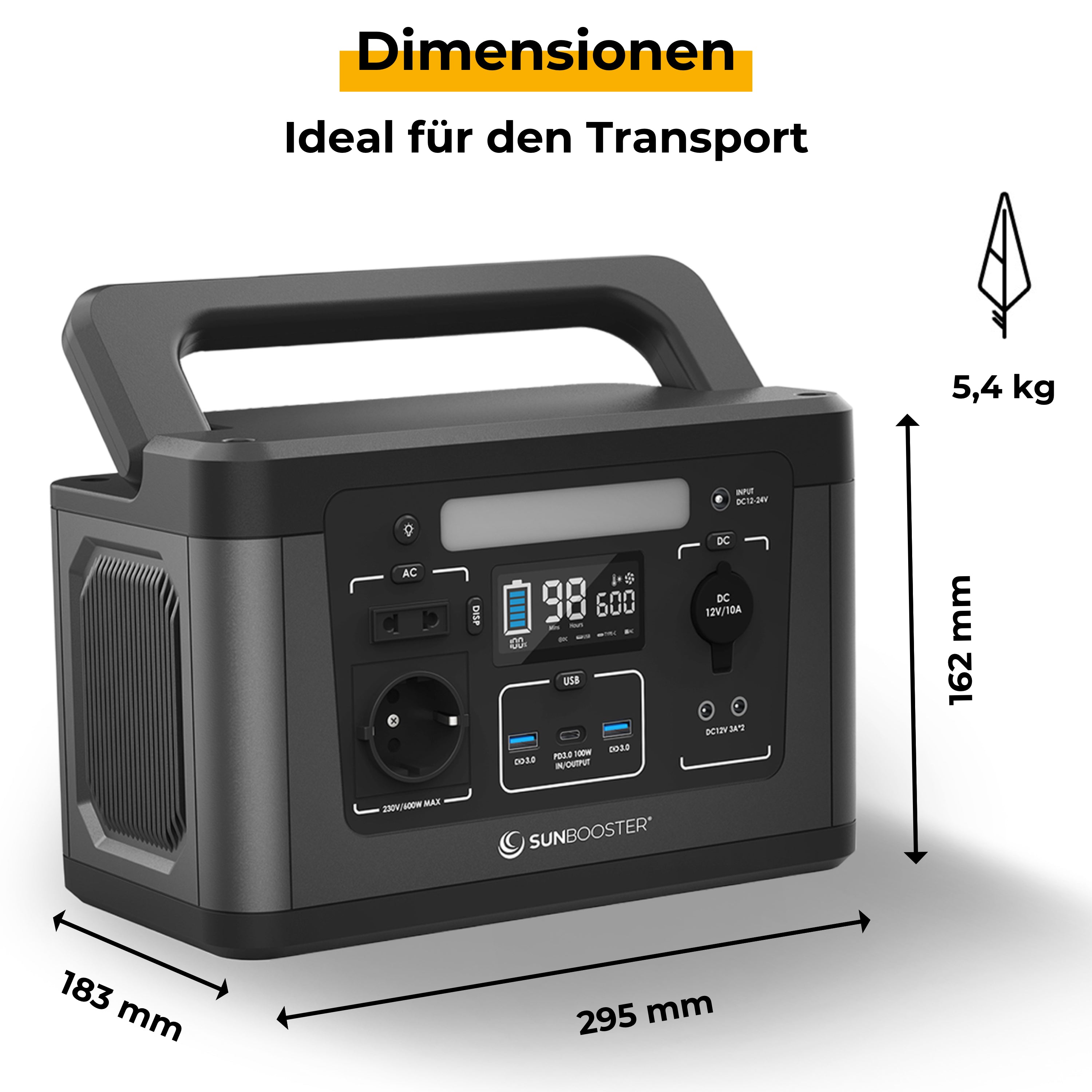 Sunbooster POWERSTATION 600