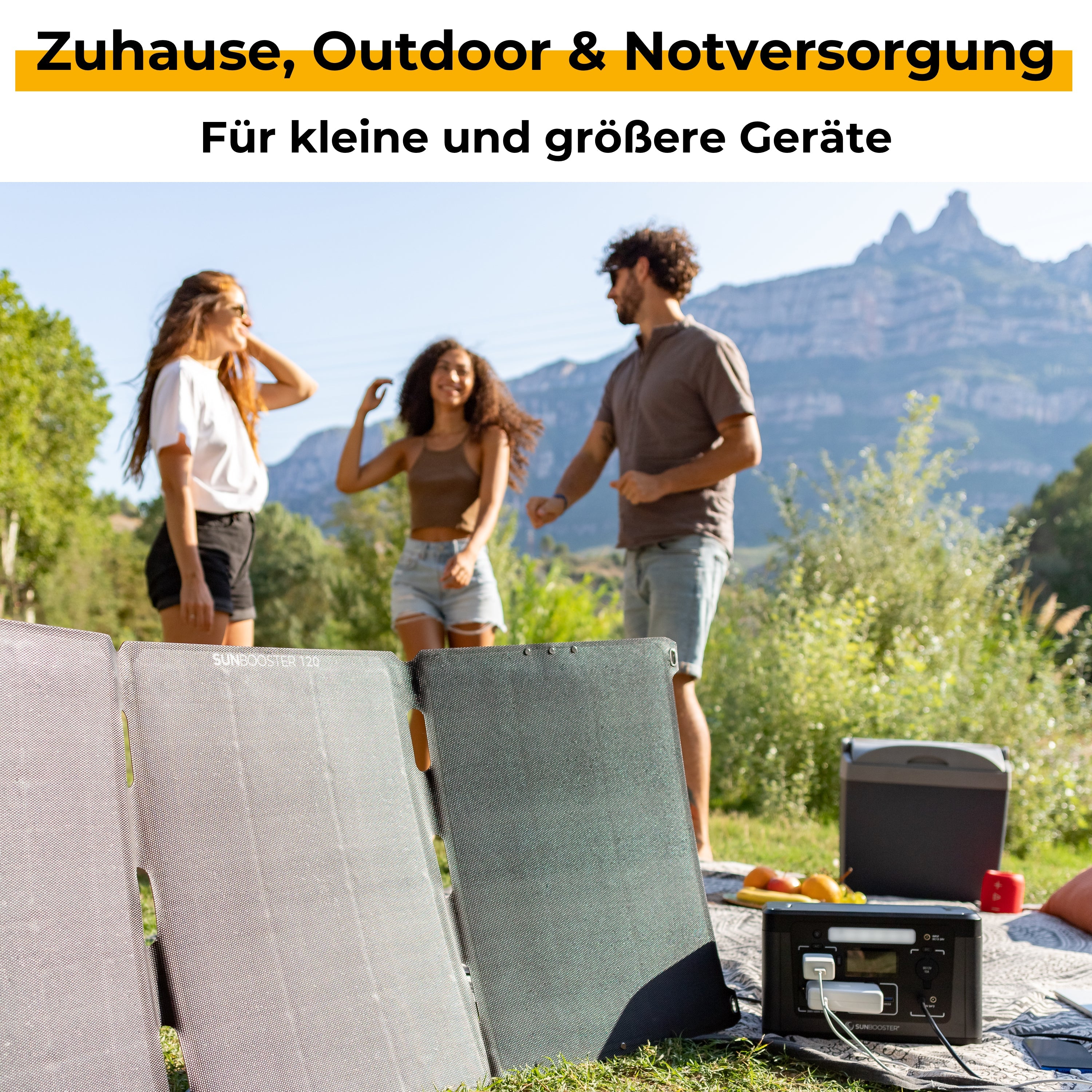 SUNBOOSTER 120 + POWERSTATION 600