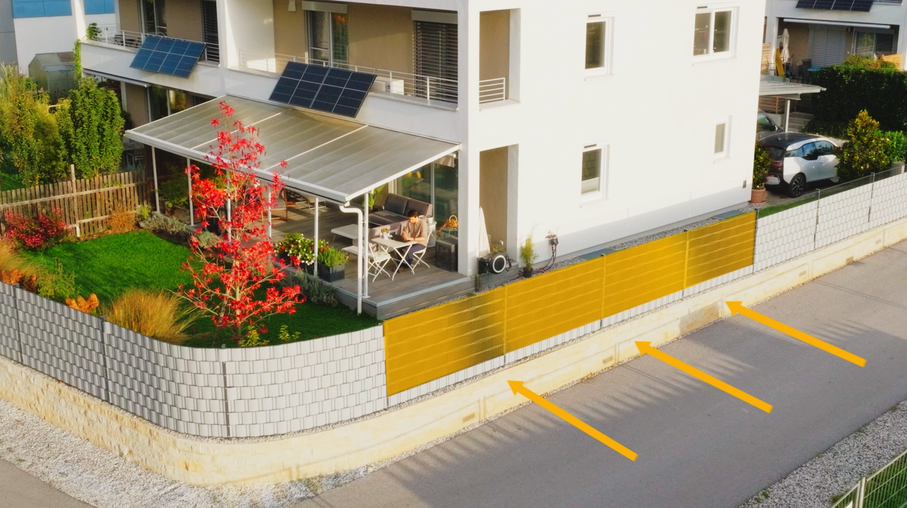 Vertikale Photovoltaik: Die Zukunft der PV-Energie für Gärten und Zäune