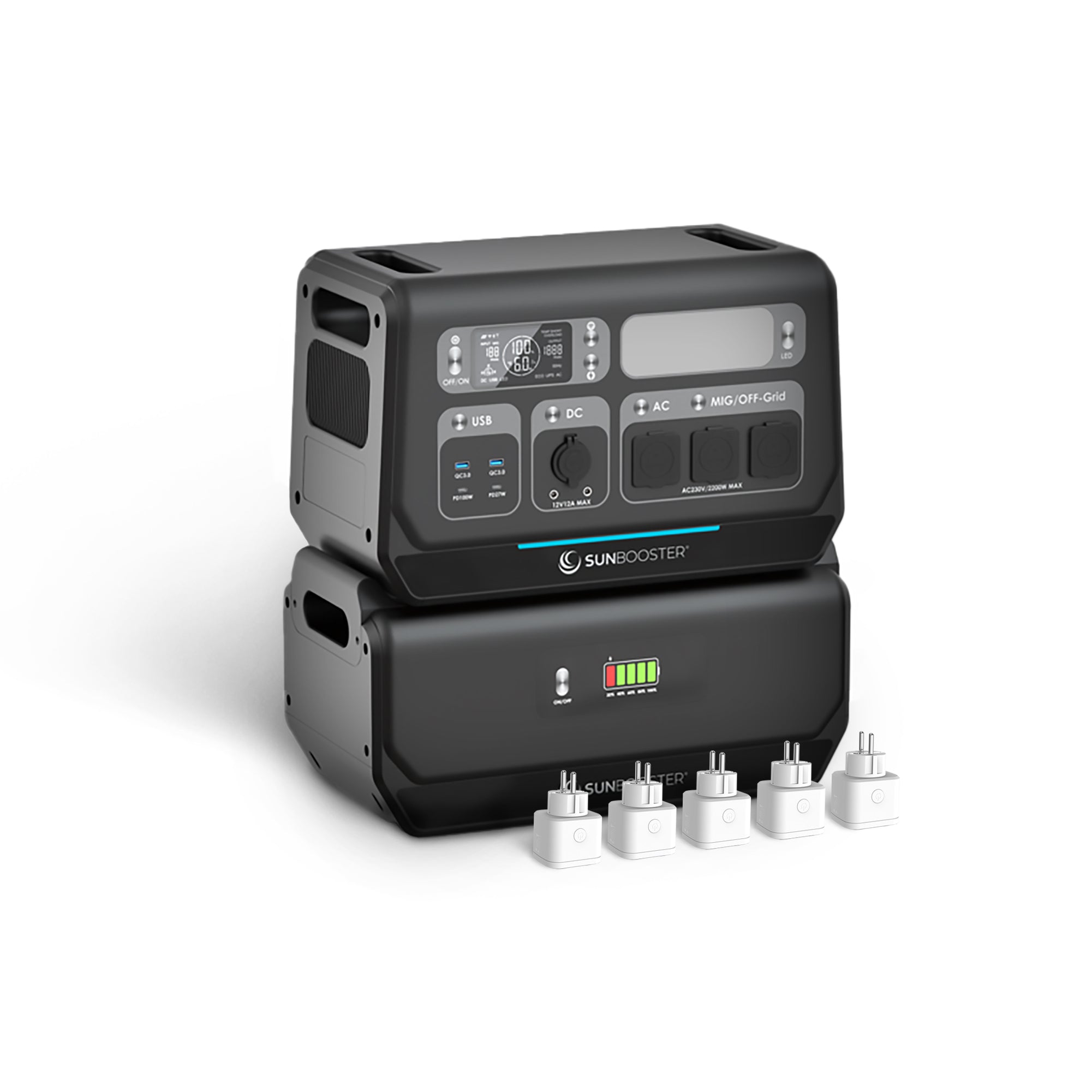 Sunbooster POWERSTATION GRID+ inkl. EXTENSION