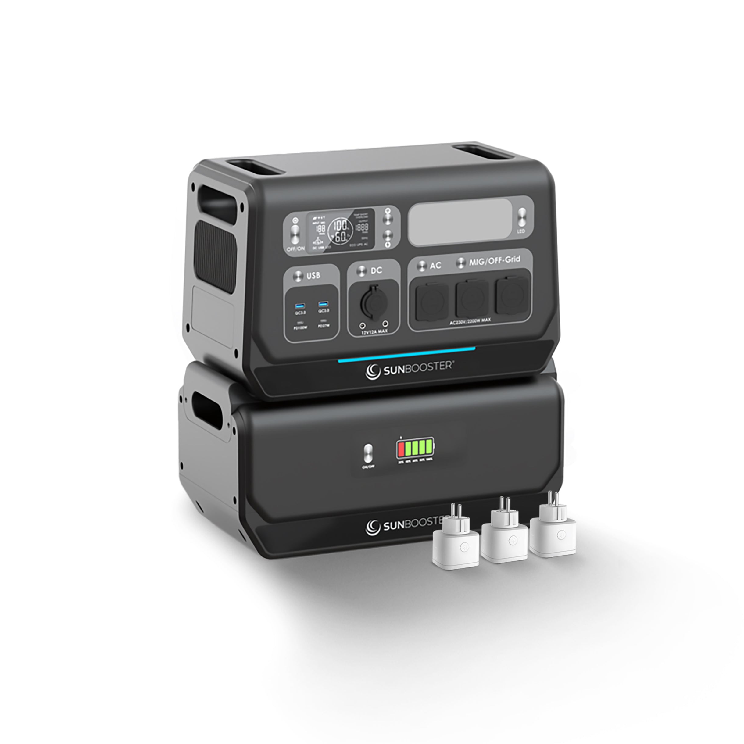Sunbooster POWERSTATION GRID+ inkl. EXTENSION