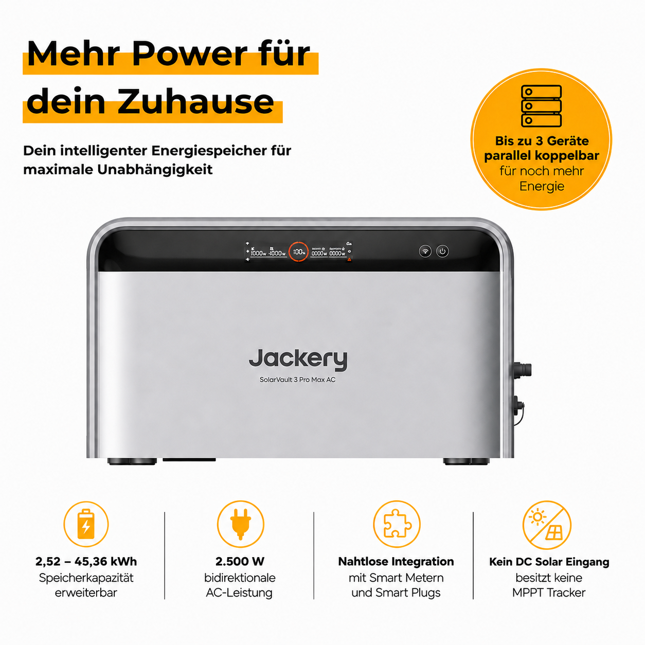 Jackery SolarVault 3 Pro Max AC