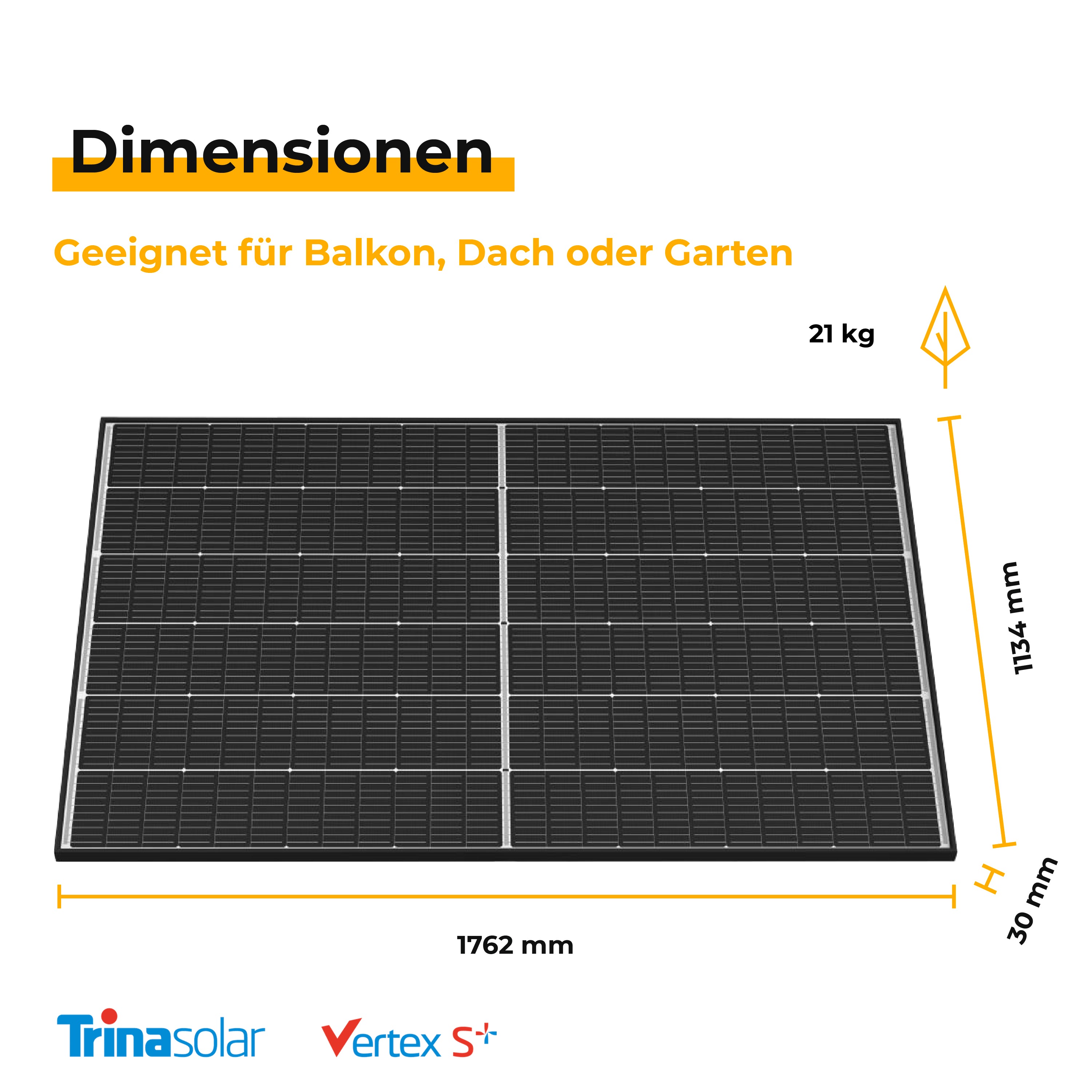 Sunbooster POWERSTATION GRID+ mit Vertex S+ PV-Modul