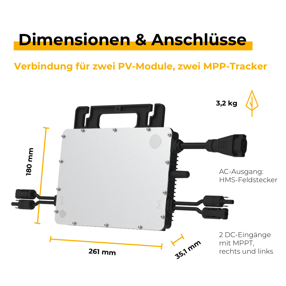 Wechselrichter Hoymiles HMS-800W-2T