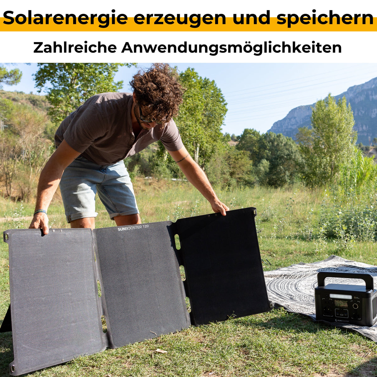 SUNBOOSTER 120 + POWERSTATION 600